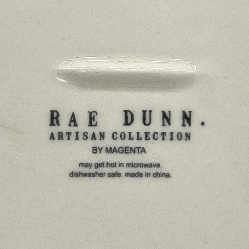 Rae Dunn Home For The Holidays Red Truck Plate Artisan Collection 8.25